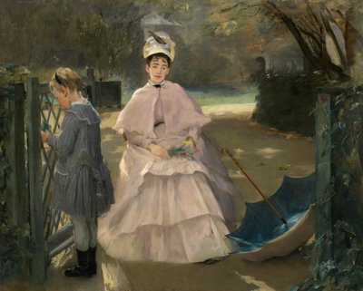 Niñera y niño de Eva Gonzalès